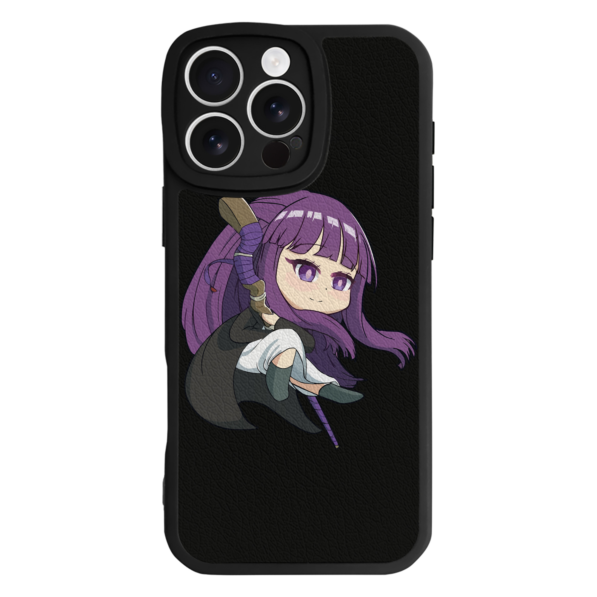 （画像用） 葬送のフリーレン Frieren 【iPhone 16シリーズ対応】シリコンスマホケース（レザー調） 材質：シリコン